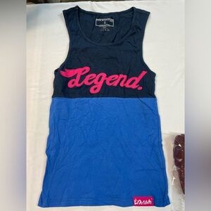 Pink Dolphin cotton tank. NWT. Size small